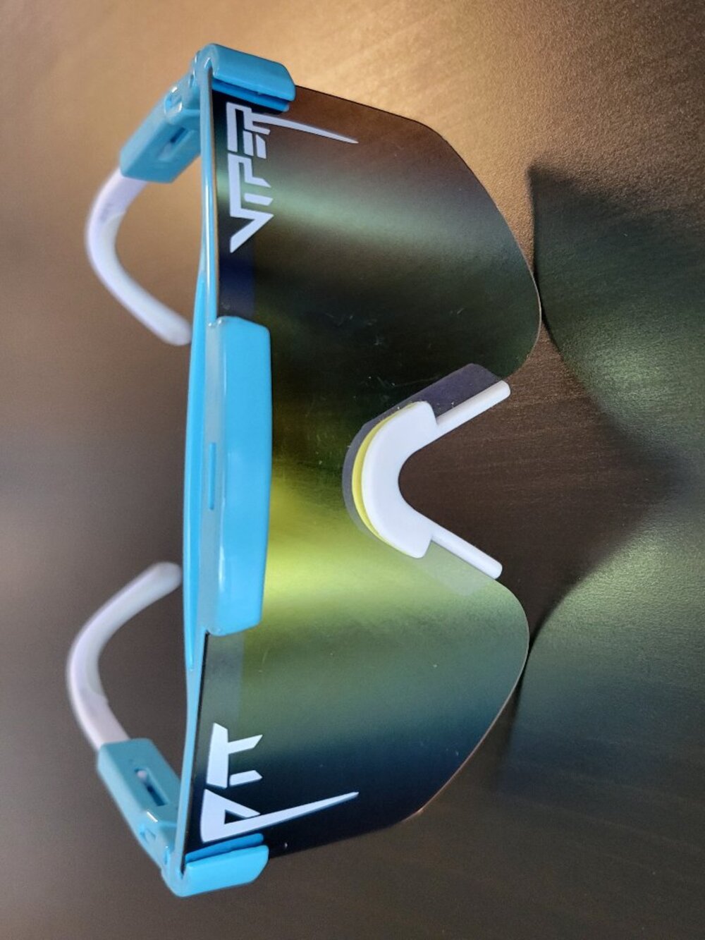 PIT VIPER The Cannoball  polarized sunglasses. Ocean blue color. Preowned